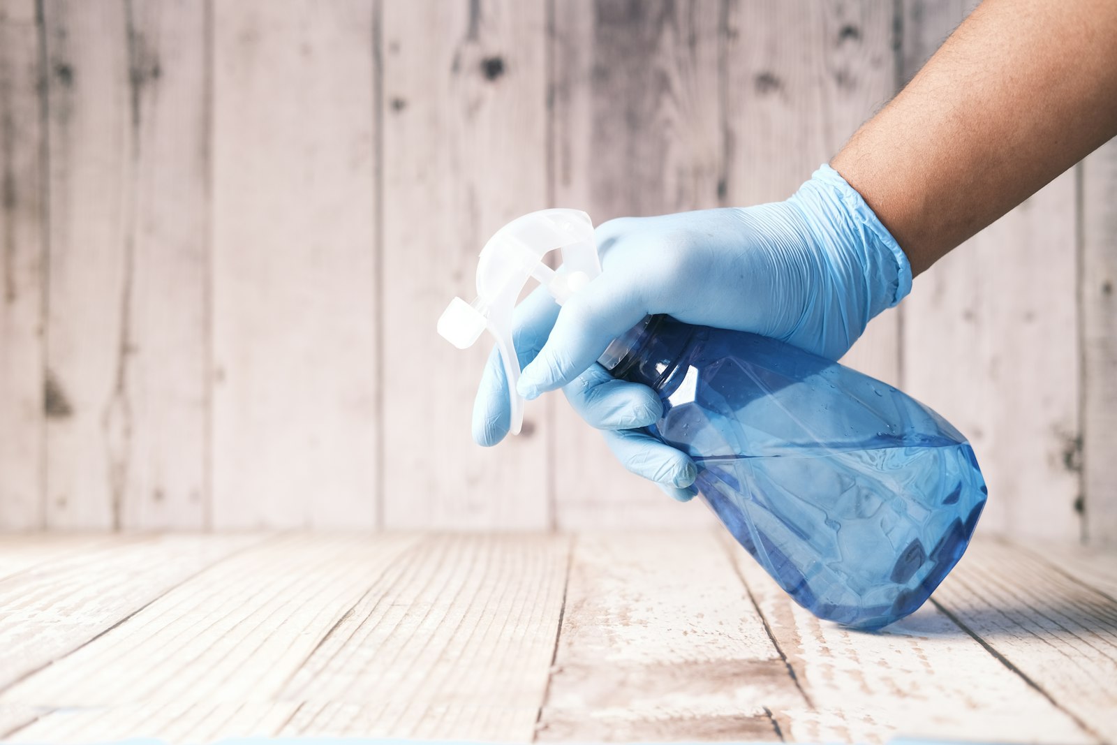 A simple spray bottle and pantry staples cover most everyday cleaning jobs.