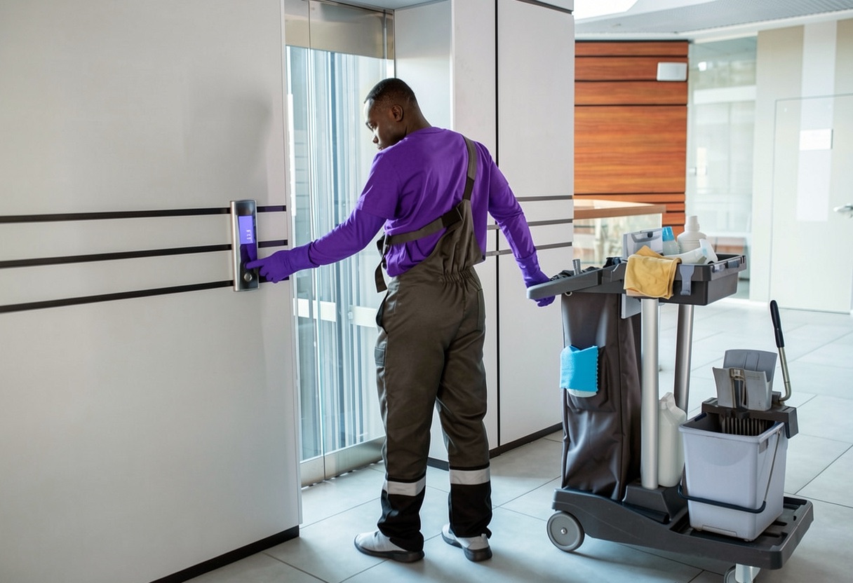 A Mundoria cleaner on the way — you should know who’s coming before they arrive.